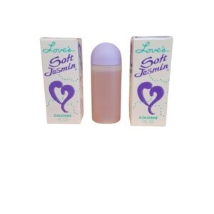 MEM Love Soft Jasmin Cologne 1 oz x 2  New Boxed Vintage